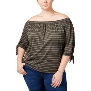 Soprano Womens Trendy Knit Blouse, NWT